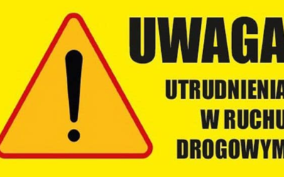 Utrudnienia w&nbsp;ruchu oraz&nbsp;parkowaniu