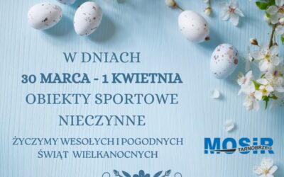 Przerwa świąteczna na&nbsp;obiektach MOSiR