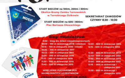 Zapisy na&nbsp;BIEGI MŁODZIEŻOWE – 46 Bieg Nadwiślański im.&nbsp;Alfreda Freyera