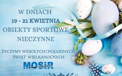 W&nbsp;dniach 19-21 kwietnia obiekty sportowe nieczynne